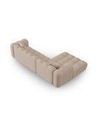 Canapé d'angle gauche modulaire Astro 4 places cappuccino - 300x190x70 cm