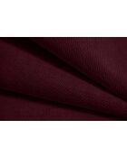 Canapé d'angle gauche modulaire Astro 4 places bordeaux - 300x190x70 cm