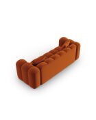 Modulares 4-Sitzer-Sofa Astro aus Terrakottasamt — 238 x 94 x 70 cm
