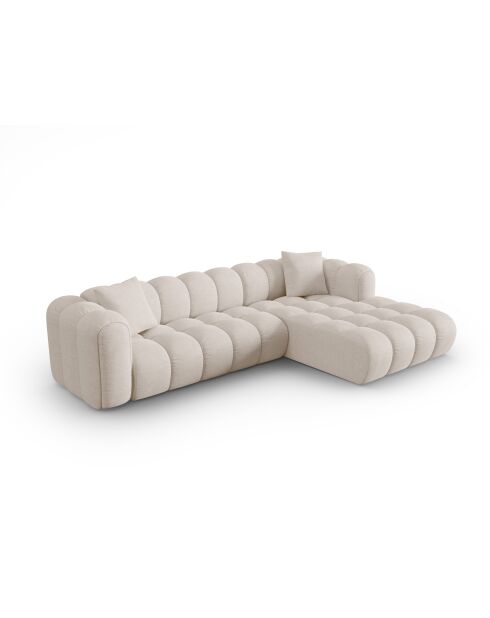 Astro 4-zits beige modulaire hoekbank rechts - 300x190x70 cm