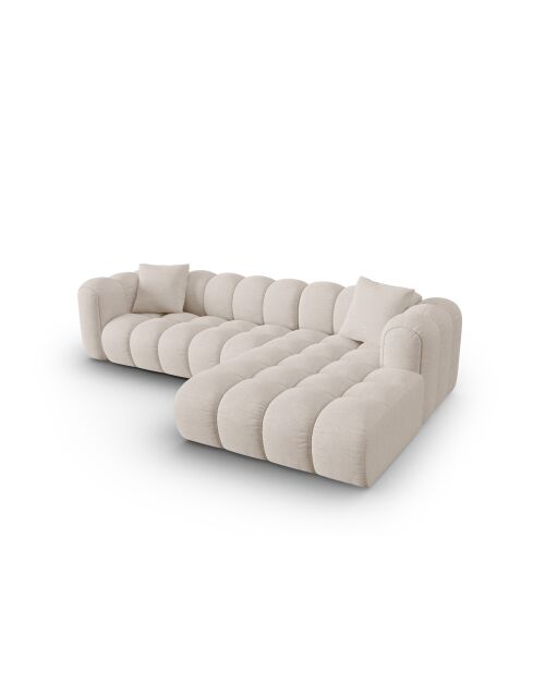 Astro 4-zits beige modulaire hoekbank rechts - 300x190x70 cm