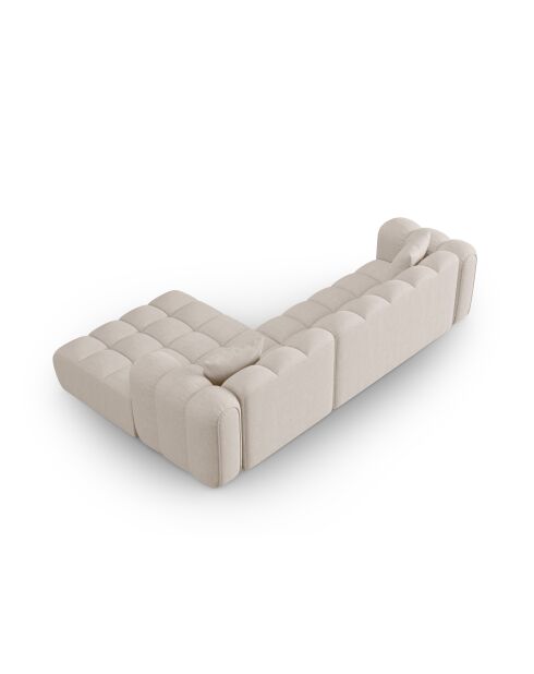 Astro 4-zits beige modulaire hoekbank rechts - 300x190x70 cm
