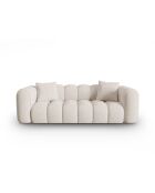 Canapé modulaire Astro 4 places beige - 238x94x70 cm