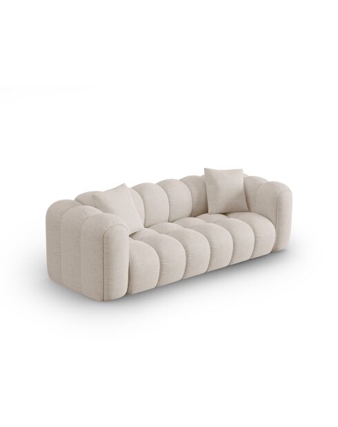 Canapé modulaire Astro 4 places beige - 238x94x70 cm