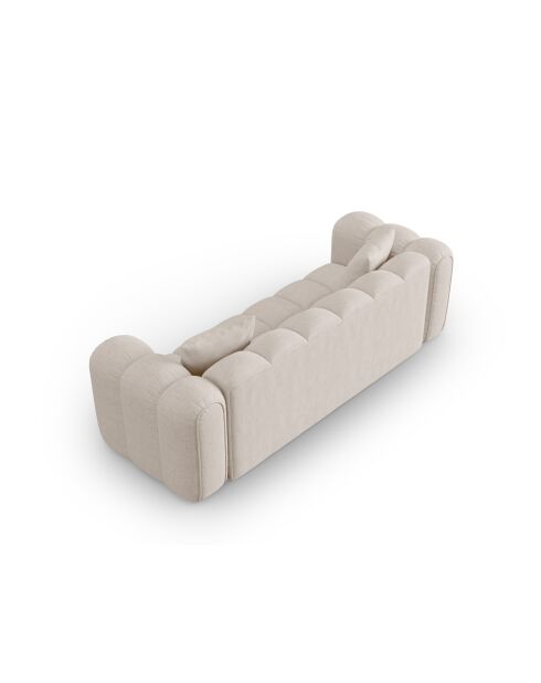 Canapé modulaire Astro 4 places beige - 238x94x70 cm
