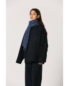 Huguette marineblauwe katoenen broek