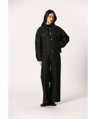 Pantalon en coton Jacqueline marine