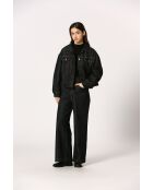 Pantalon en coton Jacqueline marine