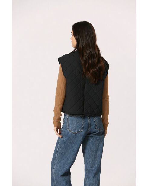 Gilet en coton Raymonde noir
