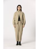Beige katoenen broek Henriette