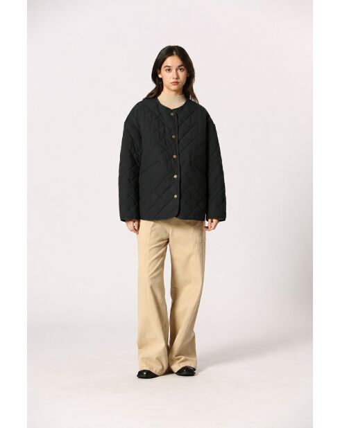 Chaqueta Rosalie de algodón negra