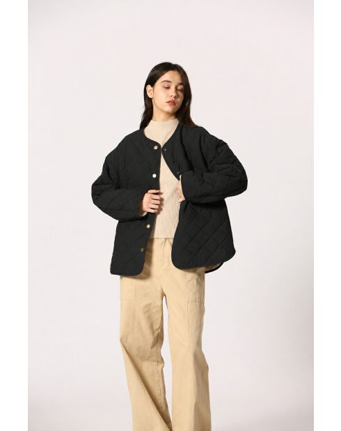 Chaqueta Rosalie de algodón negra