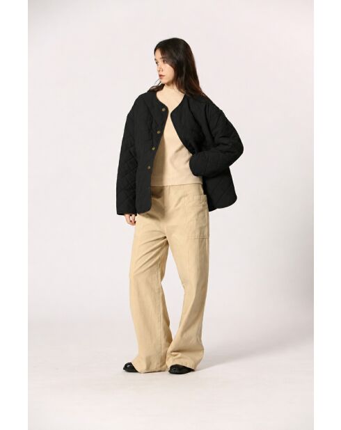 Chaqueta Rosalie de algodón negra