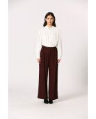 Blusa blanca de algodón Fernande
