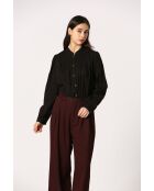 Blouse en coton Fernande noire