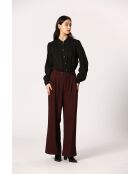 Blouse en coton Fernande noire