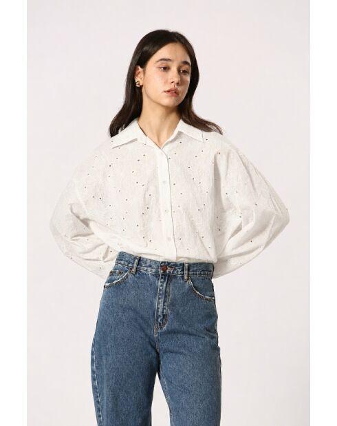 Chemise en coton Antoinette blanche