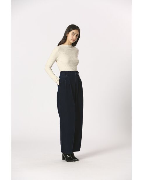 Pantalon en coton Germaine marine