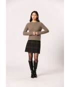 Falda Geneviève gris oscuro