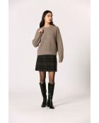 Falda Geneviève gris oscuro
