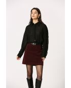 Chemise en coton Colette noire