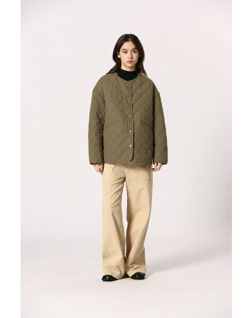Giacca Rosalie in cotone kaki