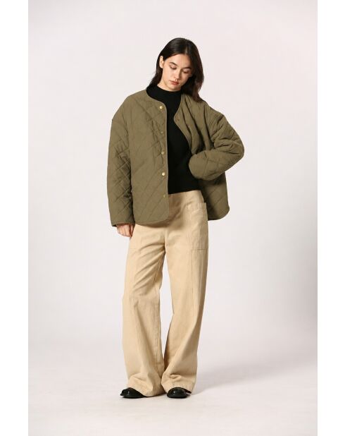 Giacca Rosalie in cotone kaki