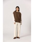 Gilet Agathe marron