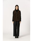 Veste paulette marron
