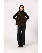 Veste paulette marron