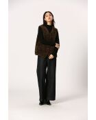 Veste paulette marron