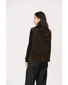 Veste paulette marron