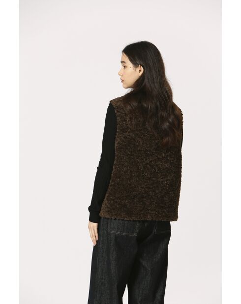 Veste paulette marron