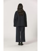 Marcelle marineblauwe katoenen jas