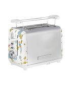 Grille-pain 2 tranches VQ Elveden blanc - 18,5x26x16 cm