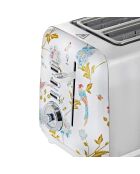 Grille-pain 2 tranches VQ Elveden blanc - 18,5x26x16 cm