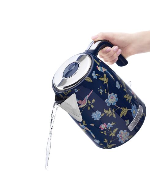 Bouilloire en acier inoxydable VQ Elveden bleu marine - 1,7 L