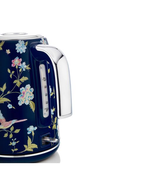 Bouilloire en acier inoxydable VQ Elveden bleu marine - 1,7 L