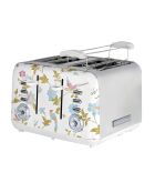 Grille-pain 4 tranches VQ Elveden blanc - 18,5x29,2x24 cm