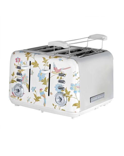 Grille-pain 4 tranches VQ Elveden blanc - 18,5x29,2x24 cm