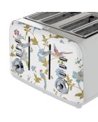 Grille-pain 4 tranches VQ Elveden blanc - 18,5x29,2x24 cm