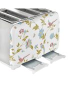 Grille-pain 4 tranches VQ Elveden blanc - 18,5x29,2x24 cm