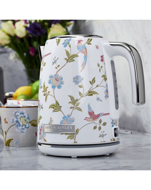 Bouilloire en acier inoxydable VQ Elveden blanc - 1,7 L