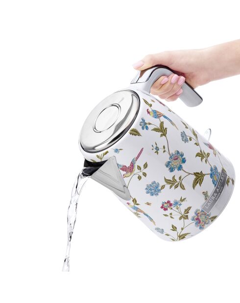 Bouilloire en acier inoxydable VQ Elveden blanc - 1,7 L