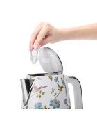 Bouilloire en acier inoxydable VQ Elveden blanc - 1,7 L