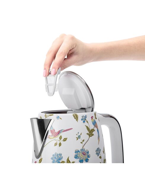 Bouilloire en acier inoxydable VQ Elveden blanc - 1,7 L