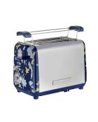 Grille-pain 2 tranches VQ Elveden bleu marine - 18,5x26x16 cm