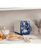Grille-pain 2 tranches VQ Elveden bleu marine - 18,5x26x16 cm