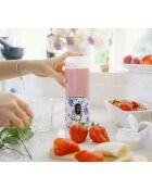 Blender à smoothie USB VQ China Rose - 22,4x8,4x8,4 cm