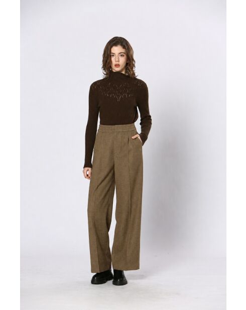 Beige broek Wanda